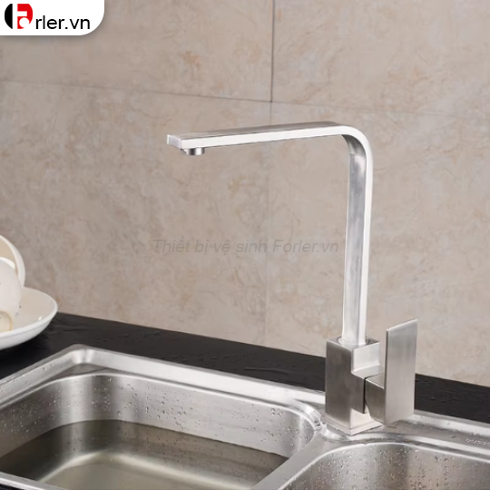 Vòi Chén Lạnh Góc Vuông Bầu FORLER