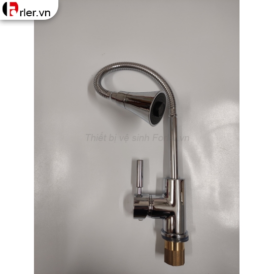 Vòi Rửa Chén Bẻ Đầu Loe Bi Nóng Lạnh (VRC14) Forler