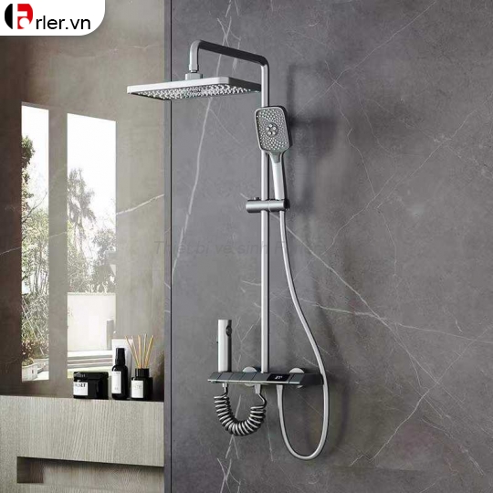 Sen Cây Tắm Đứng Đồng Thau Sơn Tĩnh Điện Xám Forler 