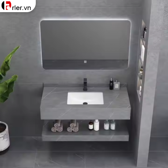 Bộ Bàn Đá 2 Tầng Lavabo Âm FORLER