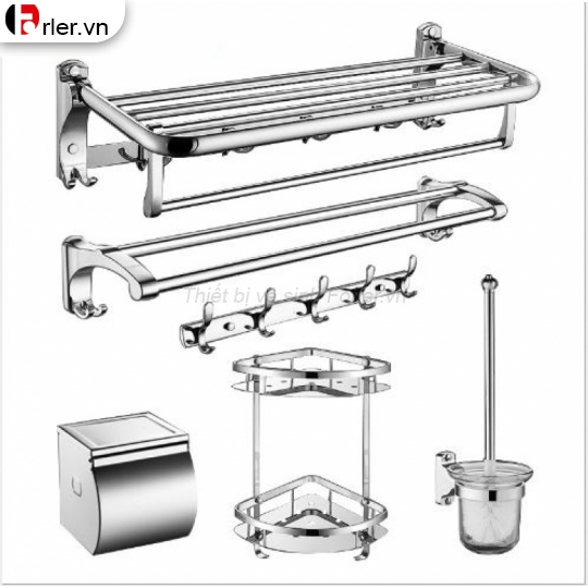 Bộ Phụ Kiện Nội Thất Phòng Tắm Inox Cao Cấp
