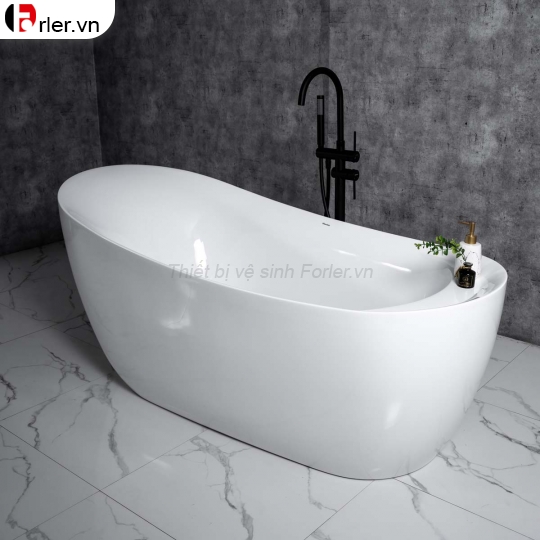 Bồn Tắm Oval Cong Màu Trắng Forler 