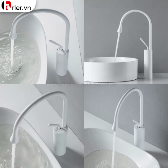 Vòi Lavabo Cổ Ngỗng 2 Kích Thước Nóng Lạnh FORLER
