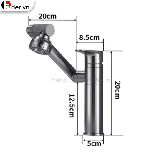 Vòi Lavabo Xoay 360 2 Kích Thước 20cm & 30cm FORLER