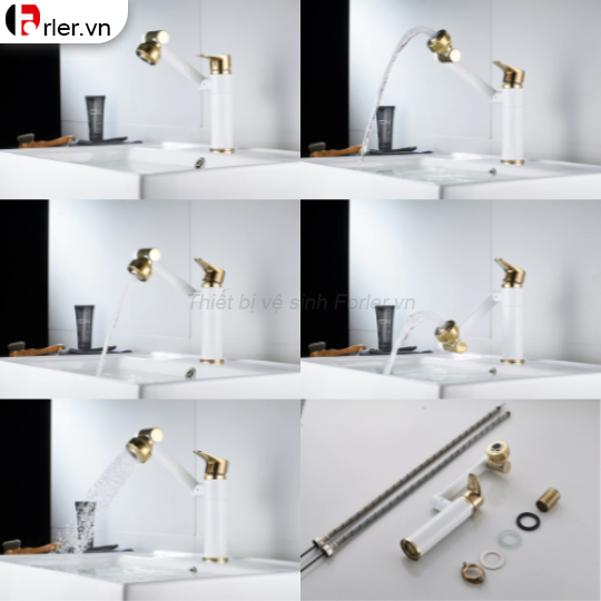Vòi Lavabo Xoay 360 2 Kích Thước 20cm & 30cm FORLER
