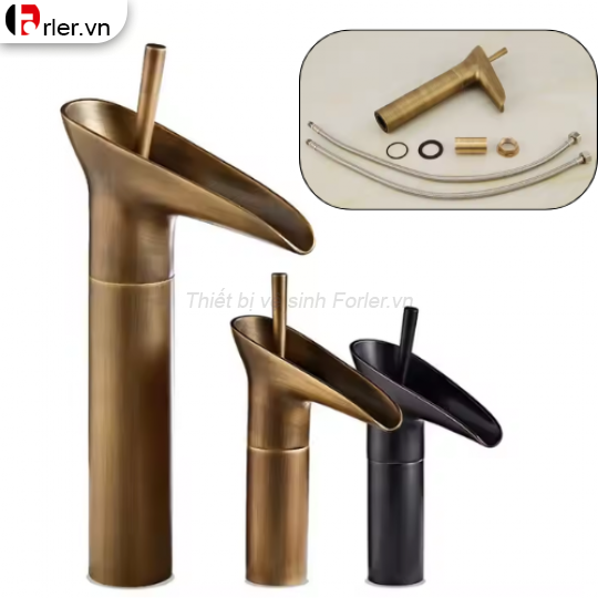 Vòi Lavabo Ống Tre 2 Kích Thước 20cm & 30cm FORLER