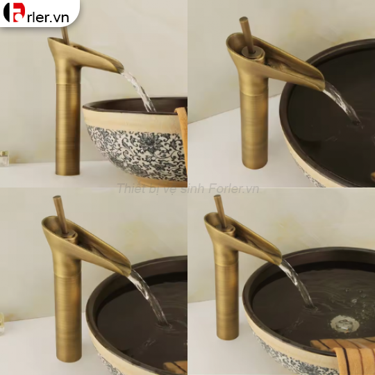 Vòi Lavabo Ống Tre 2 Kích Thước 20cm & 30cm FORLER