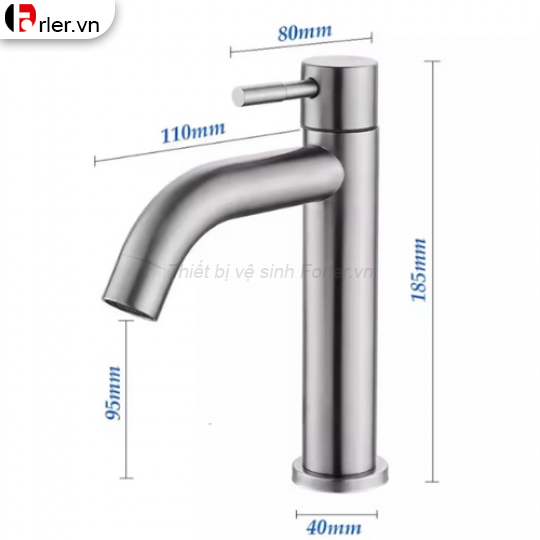 Vòi lavabo Điếu Dài Lạnh FORLER