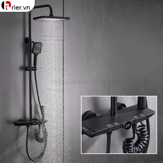 Bộ Sen Cây 4in1 Hiển Thị Nhiệt Độ Nước Forler