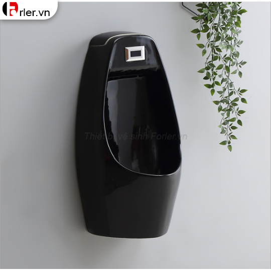 Bồn Tiểu Treo Nam Cảm ứng Màu Đen Forler 