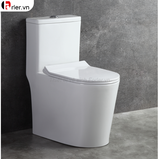 Bồn Cầu Một Khối Trắng Sứ FORLER