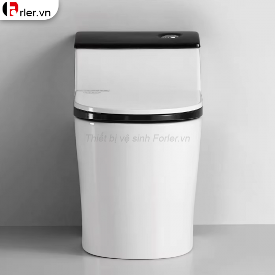 Bồn Cầu Một Khối Trắng Đen FORLER 