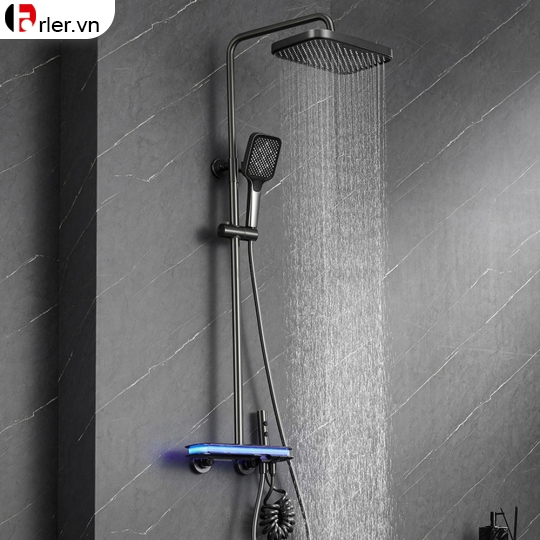 Sen Tắm Nóng Lạnh Thanh Bầu 4 Phím Có Nhiệt Độ Forler 