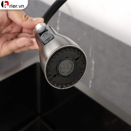 Vòi Rửa Chén Nóng Lạnh Dây Rút (VRC02) Forler