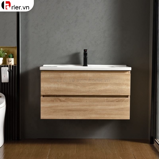 Bộ Tủ Nhựa PVC Giả Gỗ Cao Cấp & Tủ Gương Forler