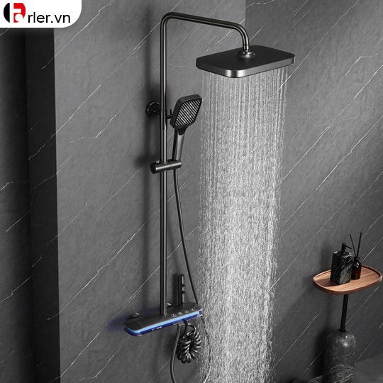 Sen Tắm Nóng Lạnh Thanh Bầu 4 Phím Có Nhiệt Độ Forler 