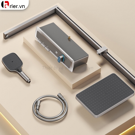 Bộ Sen Cây Tắm Nóng Lạnh Hiển Nhiệt 3 Phím Đàn Forler