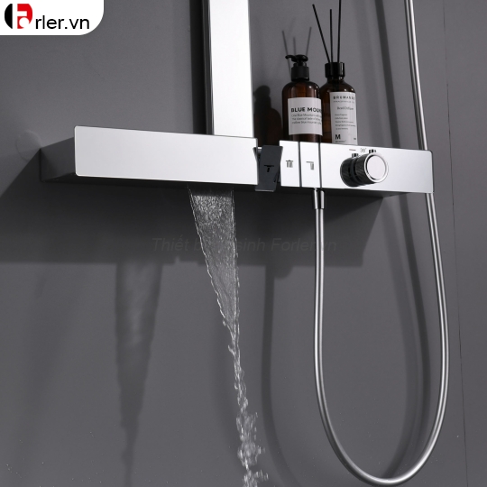 Sen Tắm NL Thanh Vuông 3 Phím Forler 