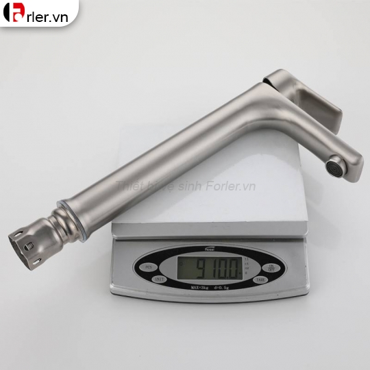 Vòi Lavabo Tròn Tay Vuông Nóng Lạnh Forler 
