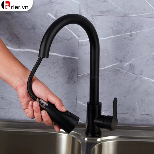 Vòi Chén Dây Rút Inox Tròn Loe (VRC04) Forler