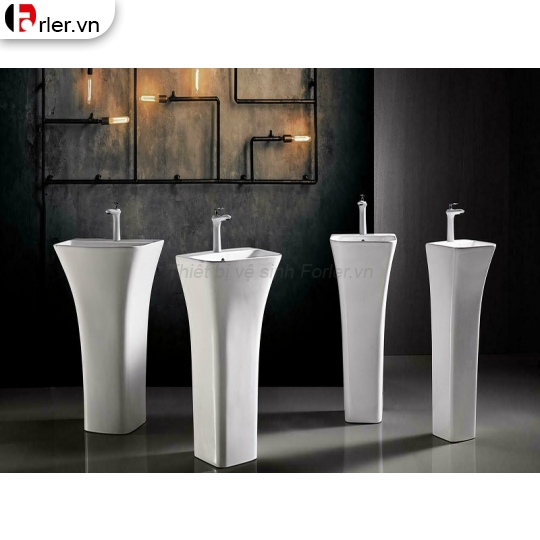 Lavabo Trụ Đứng Liền Khối FORLER