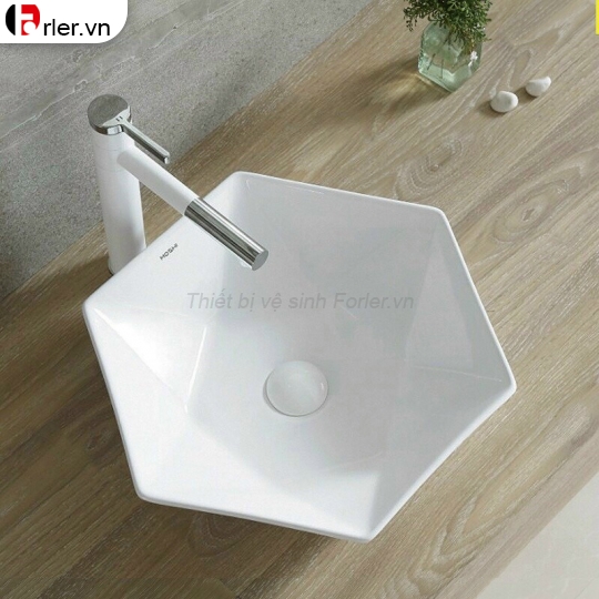 Chậu Lavabo Sứ Đặt Bàn Kim Forler 