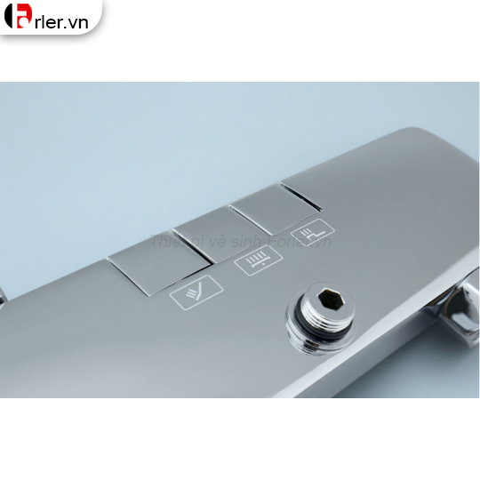 Sen Cây Tắm Đứng Đồng Thau Crom Nóng Lạnh Forler