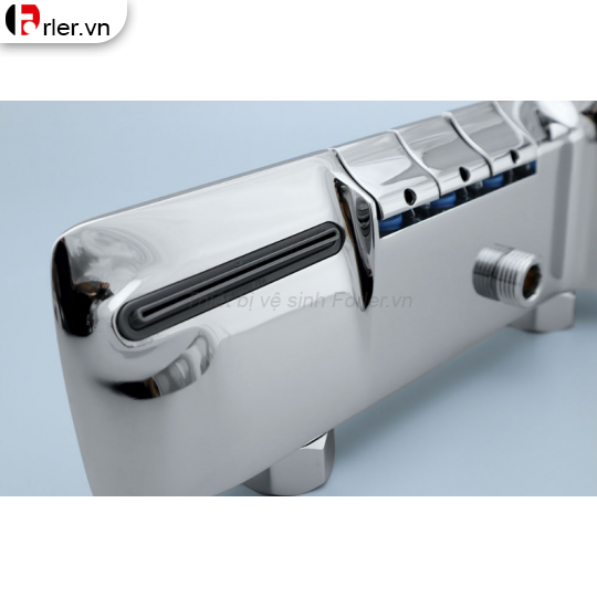 Sen Cây Tắm Đứng Đồng Thau Crom Nóng Lạnh Forler