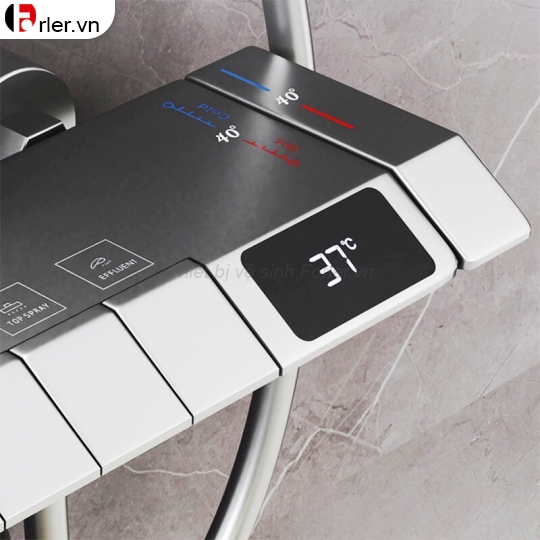 Sen Cây Tắm Đứng Đồng Thau Sơn Tĩnh Điện Xám Forler 