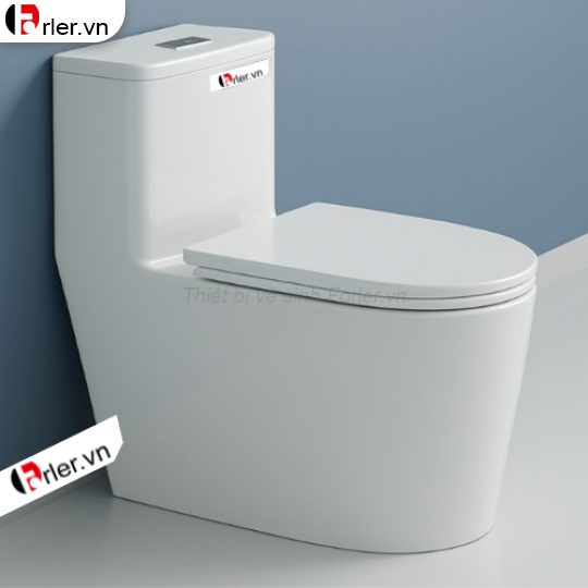 Bồn Cầu Một Khối Men Sứ Trắng FORLER