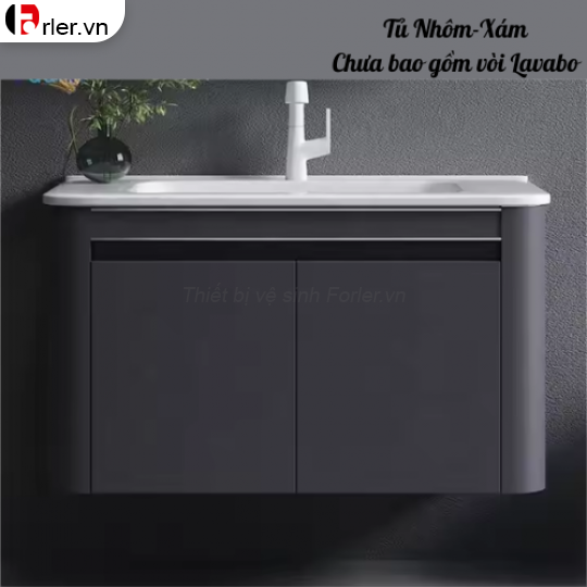 Tủ Nhôm 2 Kích Thước Thiết Kế Đơn Giản Sang Trọng FORLER