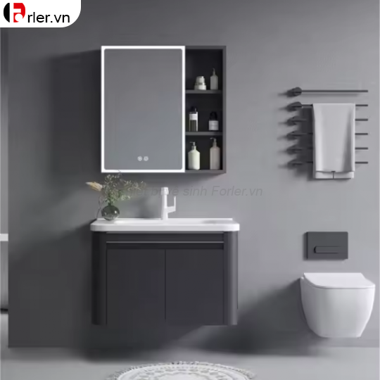 Tủ Nhôm 2 Kích Thước Thiết Kế Đơn Giản Sang Trọng FORLER