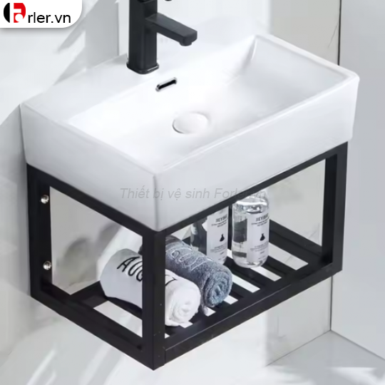 Tủ Phòng Tắm Khung Nhôm Inox Đơn Giản FORLER