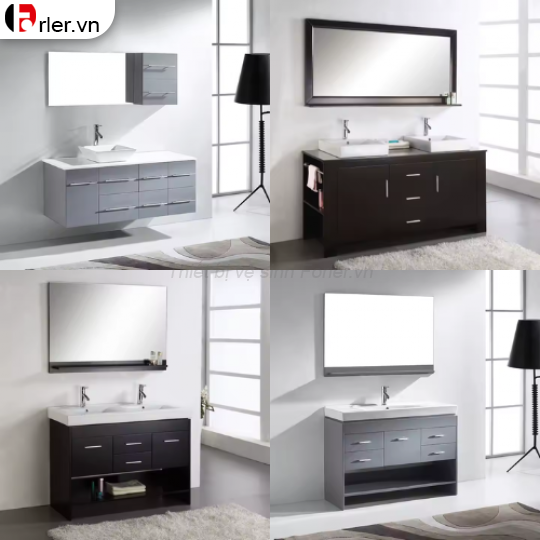 Tủ Lavabo Nhựa PVC Cao Cấp - Thiết Kế Theo Yêu Cầu FORLER