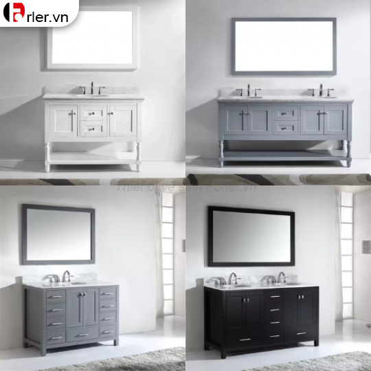 Tủ Lavabo Nhựa PVC Cao Cấp - Thiết Kế Theo Yêu Cầu FORLER