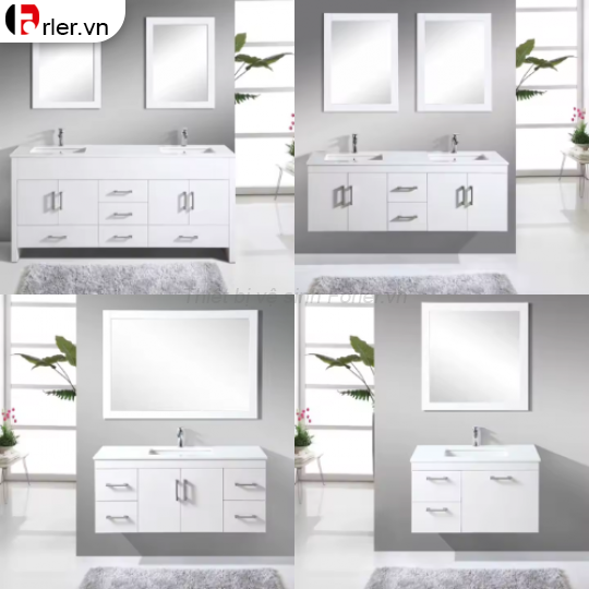 Tủ Lavabo Nhựa PVC Cao Cấp - Thiết Kế Theo Yêu Cầu FORLER