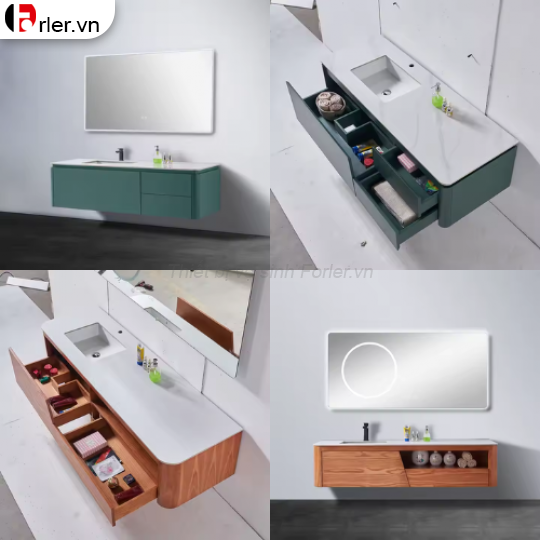Tủ Lavabo Nhựa PVC Cao Cấp - Thiết Kế Theo Yêu Cầu FORLER