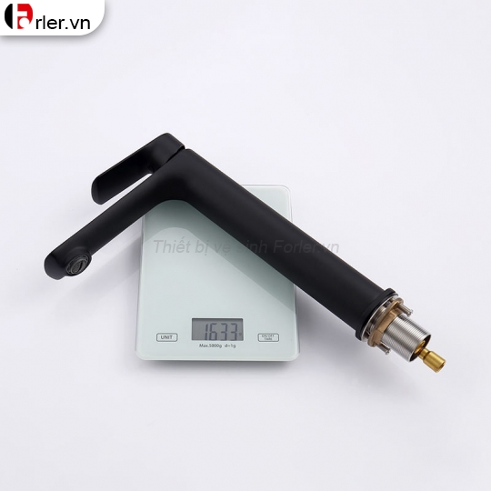 Vòi Lavabo Tròn Tay Vuông Nóng Lạnh Forler 