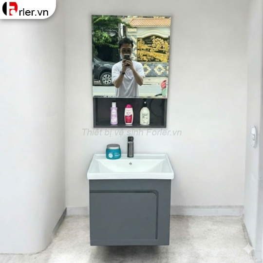 Bộ Tủ Nhựa PVC Đặc Mini & Tủ Gương Forler