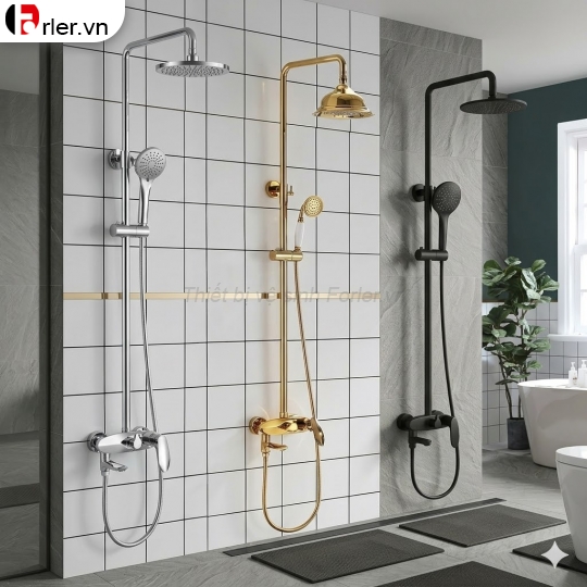 Sen Cây Inox Tay Gạt Lá Mạ Nóng Lạnh Forler 