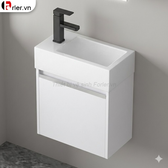 Bộ Tủ Mini Trắng Nhựa PVC Chống Nước Forler