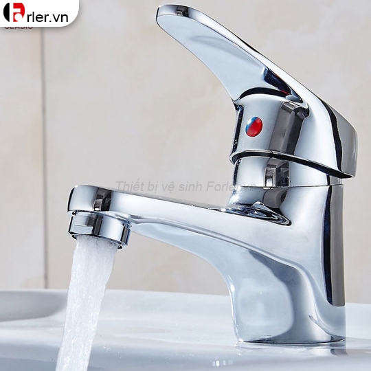 Vòi Lavabo NL Mạ Crom Eo Xéo Forler