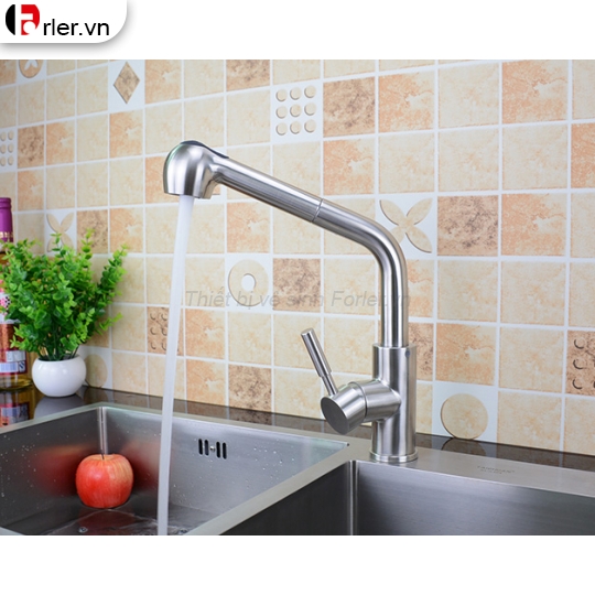 Vòi Rửa Chén INOX 304 Sơn Tĩnh Điện (VRC03) Forler