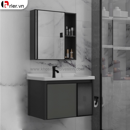 Bộ Tủ Nhôm Hợp Kim Treo Tường Chậu Lavabo Và Tủ Gương Forler