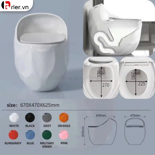 Bồn Cầu Trứng  Peanut FORLER