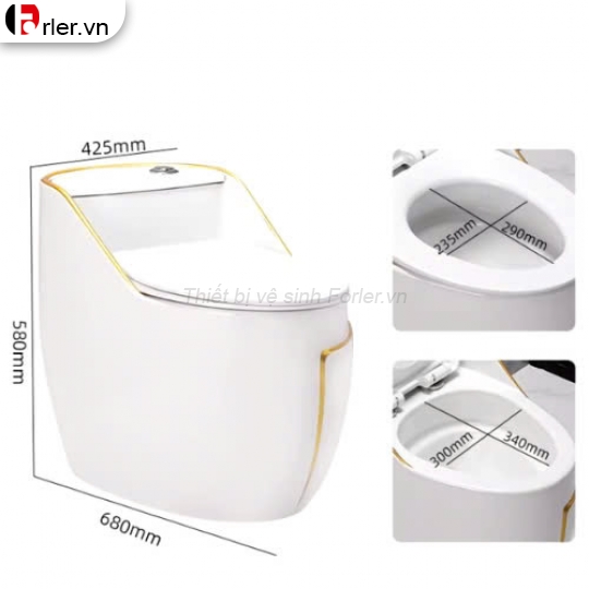 Bồn Cầu Trứng Sọc FORLER