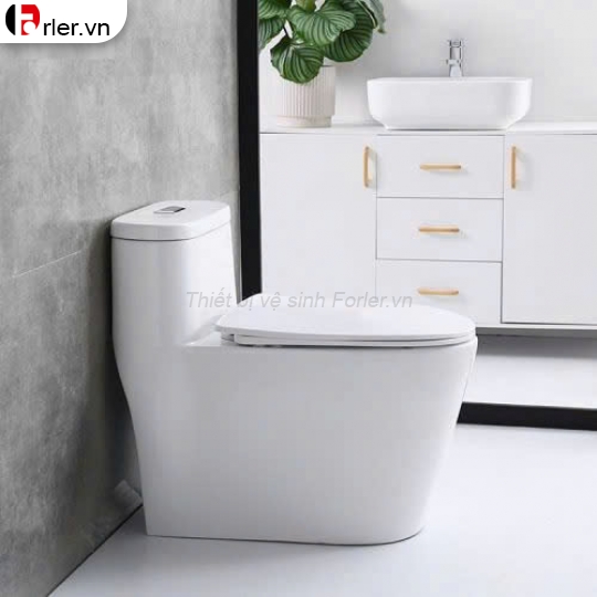 Bồn Cầu Cao Cấp Trắng Lùn FORLER