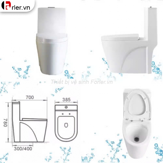 Bồn Cầu 1 Khối FORLER