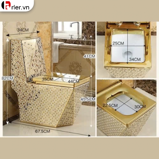 Bồn Cầu Một Khối Kim Cương FORLER