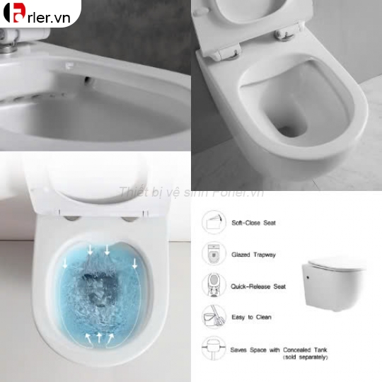 Bồn Cầu Treo Tường FORLER